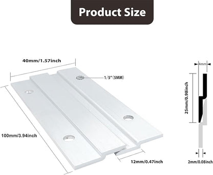 French Cleat Picture Hanger, Aluminum Z Hanger Interlocking Wall Mounting Bracket Hardware Kit Z Clips for Hanging Wall Painting, Mirrors, Panels, Artwork, Cabinet, Whiteboard (4inch-30Pairs)