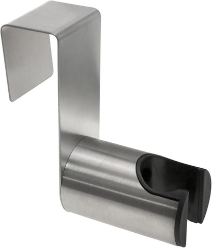 304 Stainless Steel Wall Mounted Toilet Bidet Sprayer Bracket 1.654 x 3.858 inch Silver for Bathroom Storage Hook 1PCS