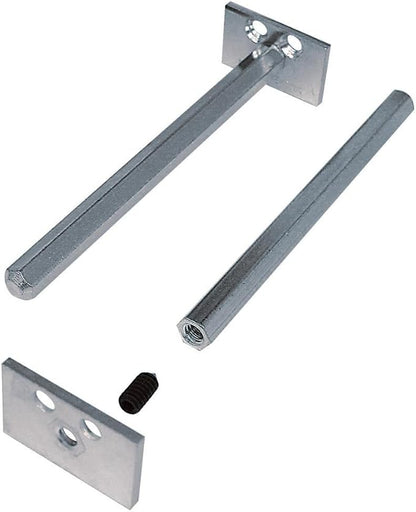 Heavy-Duty Floating Shelf Bracket Supports – Hidden Brackets for Shelves- Easy to Install Floating Shelves for Wall- Durable & Secure Mounting - Shelf Support Brackets for Home, Kitchen, and Office