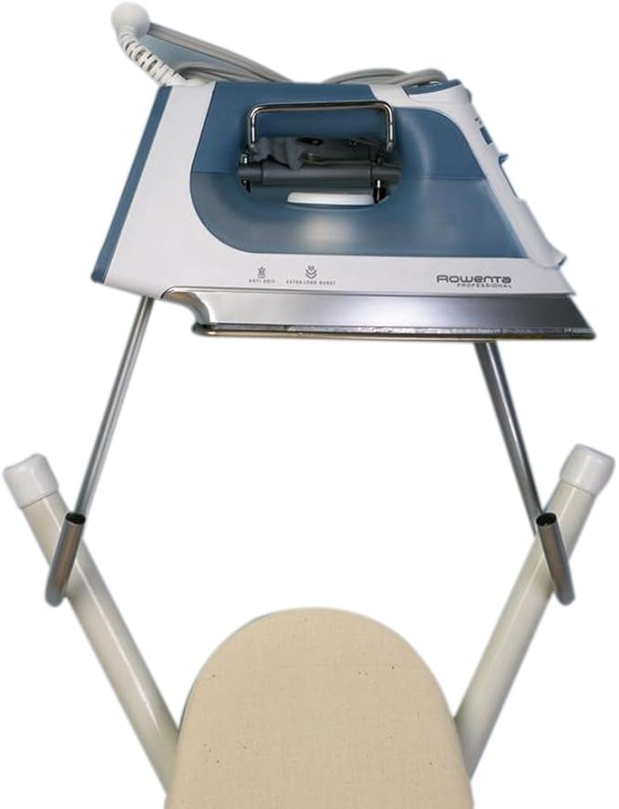 Household Essentials Over-The-Door Ironing Board Holder, Silver