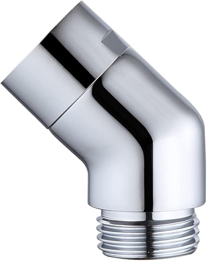 Shower Head Elbow Adapter, Shower Arm Elbow Adapter for Hand Showers and Wall-mounted Showers，Shower Arm Extension (135degree）