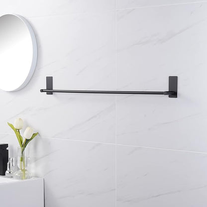 KES 30-Inch Towel Bar for Bathroom Self Adhesive Hand Towel Holder No Drill Wall Mounted SUS 304 Stainless Steel Matte Black, A7000S75B-BK