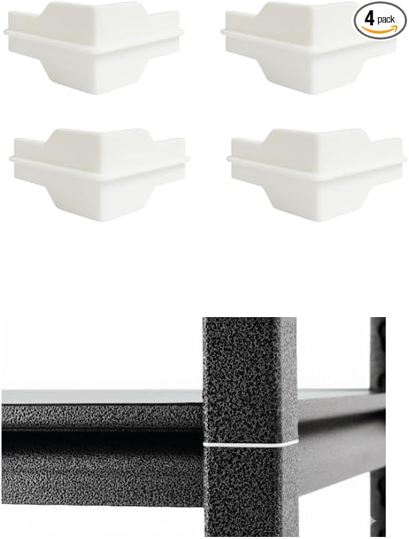 Whalen Post Insert Corner Connector for Shelving Costco (4 PCS) (White)