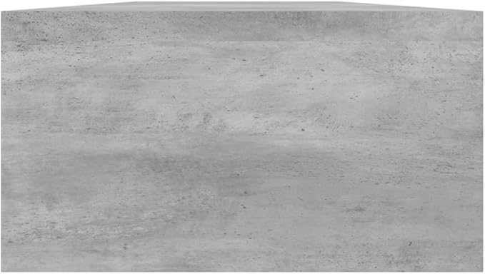 vidaXL Monitor Stand Concrete Grey 39.4x9.4x5.1 Engineered Wood