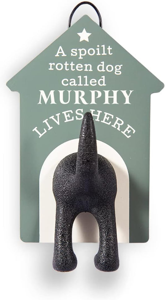 History & Heraldry Personalised Dog Lead Hook (Murphy)
