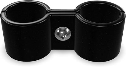 20 Pack! Black Post Clamp – Durable, Secure Connection for Wire Shelving Units, Easy to Install, Space-Saving Solution, Heavy-Duty Support Pack