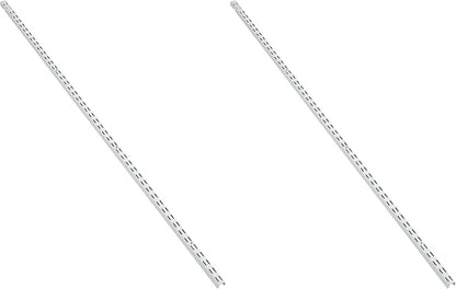 ClosetMaid 2800 ShelfTrack 12-Inch Standard, White (Pack of 2)