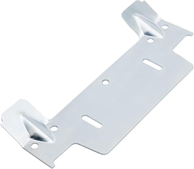 382430-1120A Steel Hanging Bracket Wall Hung Sink Bracket for Wall-Mounted Sink, Featuring Multiple Holes for Securing the Threaded Stud Backplate (1 Pack)