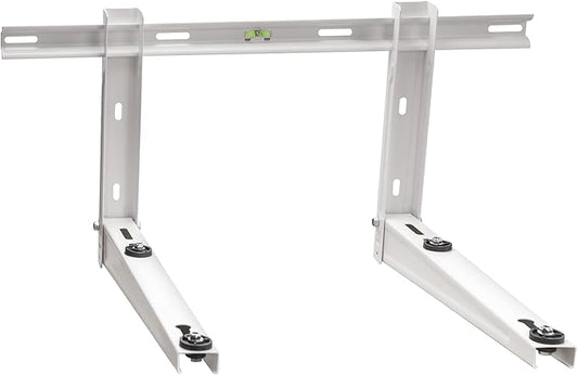 ICOOL Mini Split Wall Mounting Bracket for 9000-36000 BTU Universal Ductless Air Conditioners, Heat Pumps, Compressors & HVAC Systems, Outdoor Heavy Duty Foldable Wall Mount Condenser Bracket