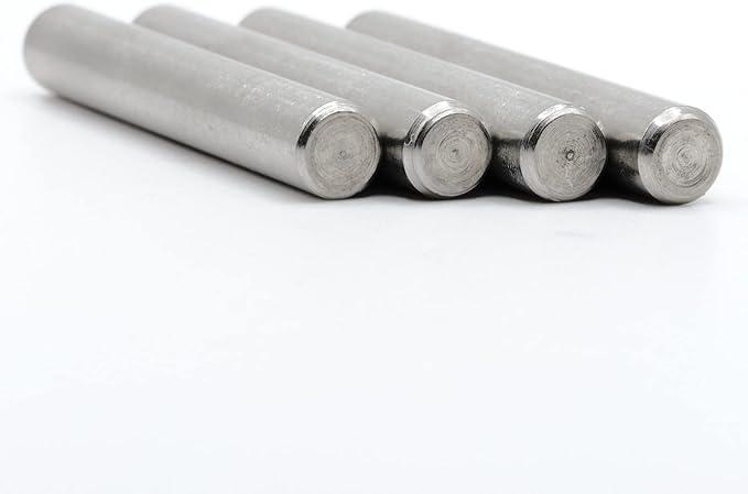 ReplacementScrews Shelf Support Dowel Pins/Pegs Compatible with IKEA Part 101324 (Ivar Bookshelf) - 6x40mm - Plated Steel Pins (Pack of 4)