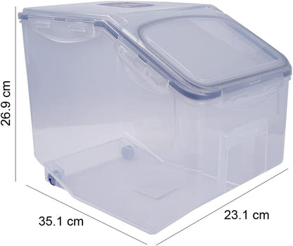 Lock & Lock Bulk Storage Bins Food Storage Container with Wheels (50.72-Cup)