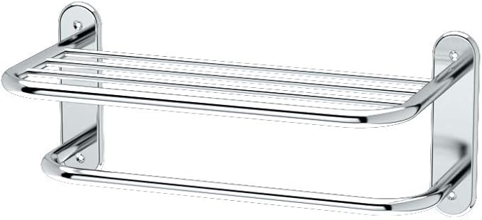 Gatco 1532 18-Inch L Towel Shelf, Chrome