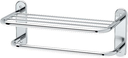 Gatco 1532 18-Inch L Towel Shelf, Chrome