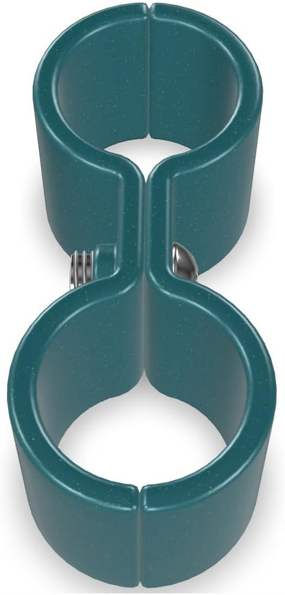 16 Pack! Green Post Clamp – Durable, Secure Connection for Wire Shelving Units, Easy to Install, Space-Saving Solution, Heavy-Duty Support Pack