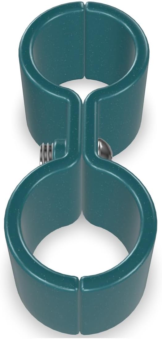 12 Pack! Green Post Clamp – Durable, Secure Connection for Wire Shelving Units, Easy to Install, Space-Saving Solution, Heavy-Duty Support Pack