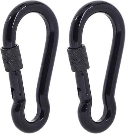 Carabiner Clips, 316 Stainless Steel Carabiner Clip, Heavy Duty Carabiner Hooks, Keychain Carabiners, Multi-Purpose Spring Snap Hook for Dog Leash, Outdoor Camping, Swing, Hammock