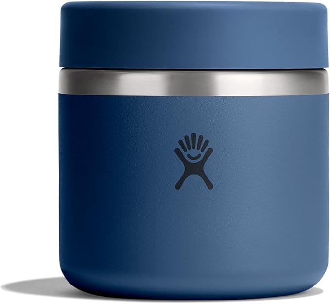 Hydro Flask Food Jar – Insulated Stainless Steel, Snack Travel Container for Hot Food & Soup 20 Oz Harbor Blue