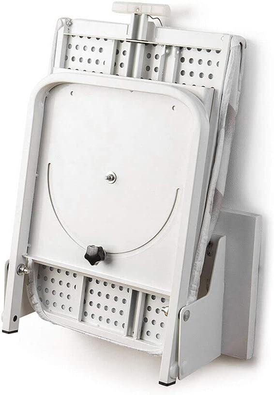 180°Rotation Wall-Mounted Ironing Board Foldable Clothes Ironing Table Pull-Out Stow Away Ironing Board Retractable Small Ironing Board Ironing Storage Station Door Hanging Laundry for Home Apartment