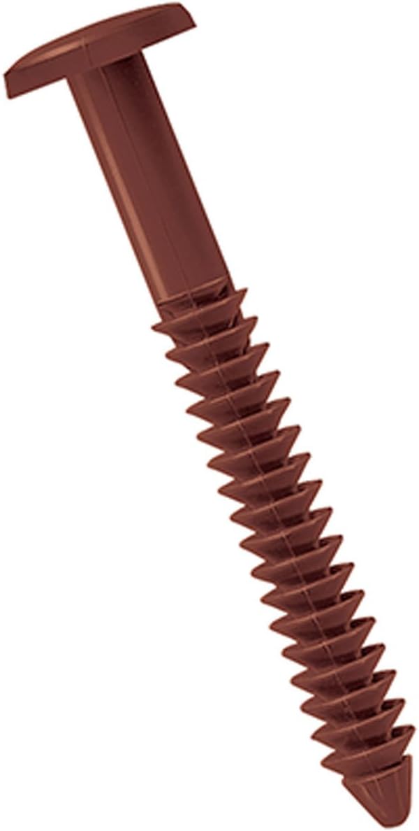 Ekena Millwork LVSL0001RD 3" Lifetime Vinyl Shutter-Lok's, Burgundy Red