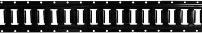 DC Cargo Mall E Track Tie-Down Kit - 25 Pieces: 4 ft Black Rails, E-Track Tie-Down Accessories, & Bag