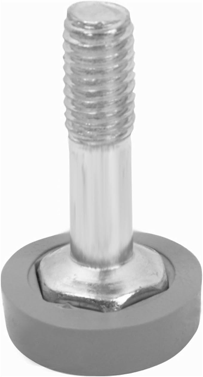 TrueCraftware-Set of 4 Decorative 1” Leveling Foot with Polyethylene Foot- Leveling Foot Plate for Wire Shelf System