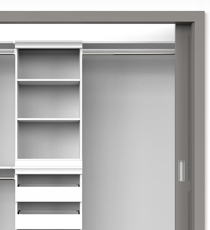 ClosetMaid Modular Closet Collection Shelf and Hang Rod Accessory Kit, 36-Inch Shelf and Hang Rod Kit