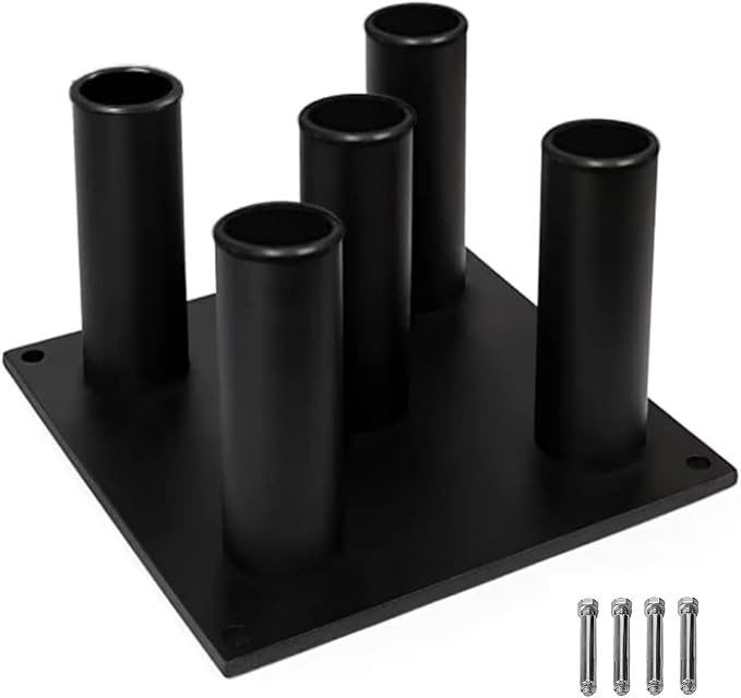 Yes4All Vertical Storage Rack, Home Gym Organizer, Barbell & Dumbbell Rack for 2-inch Olympic & Curl Bars