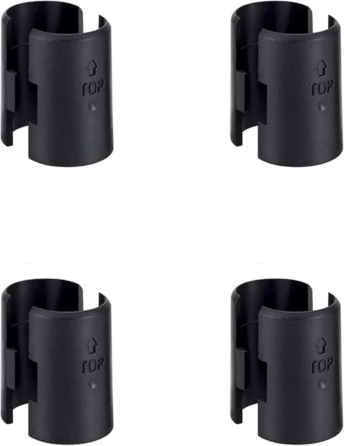 Wire Shelf Clips 8 Pack Wire Rack Lock Clip Replacements for 3/4 Inch Post Fit for Wire Shelving Sleeves System