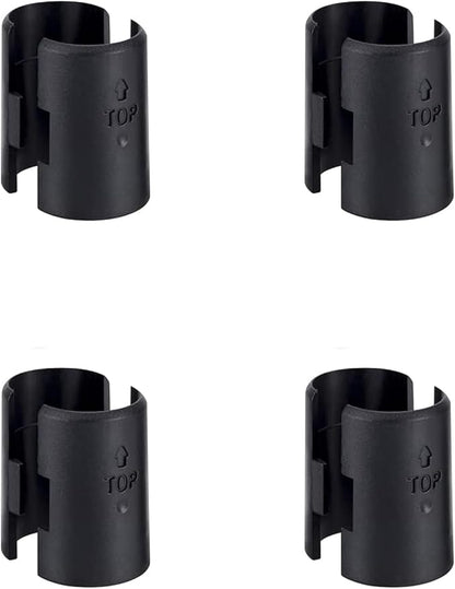 Wire Shelf Clips 8 Pack Wire Rack Lock Clip Replacements for 3/4 Inch Post Fit for Wire Shelving Sleeves System
