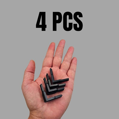 Whalen Post Insert Corner Connector for Shelving Costco (4 PCS), Black