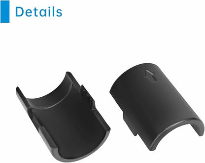 22mm Wire Shelf Clips – Jamiikury Black Plastic Shelf Lock Clips for Metric 22mm Posts Only – Check Size Before Purchasing - 100pcs (50 Pairs)