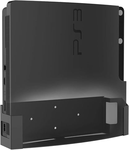 Monzlteck Wall Mount for PS3 Slim,Steel Mount Wall Holder Bracket for PlayStation 3(CECH 2000-2500),Space Saving,wp3-s