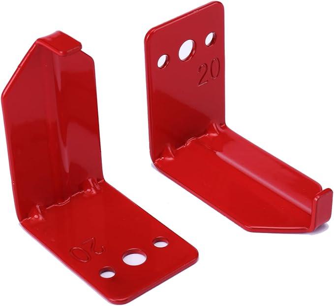 Fire Extinguisher Mount Wall Hook Bracket for Holding up to 20 lbs Extinguishers, Suited for Large and Small Dry Chemical and Water Extinguishers