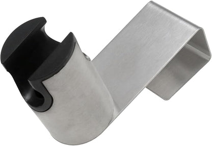 304 Stainless Steel Wall Mounted Toilet Bidet Sprayer Bracket 1.654 x 3.858 inch Silver for Bathroom Storage Hook 1PCS