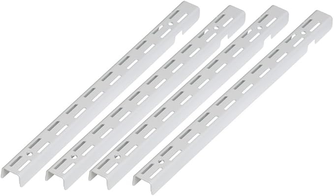 ClosetMaid 2800 ShelfTrack 12-Inch Standard, White (Pack of 2)