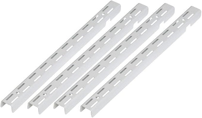 ClosetMaid 2800 ShelfTrack 12-Inch Standard, White (Pack of 2)