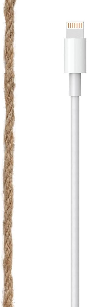 Tenn Well Strong Natural Jute Twine, 4mm Thick 66 Feet Long Jute String Rope Roll for Garden, Arts & Crafts, Home Decor, Packaging
