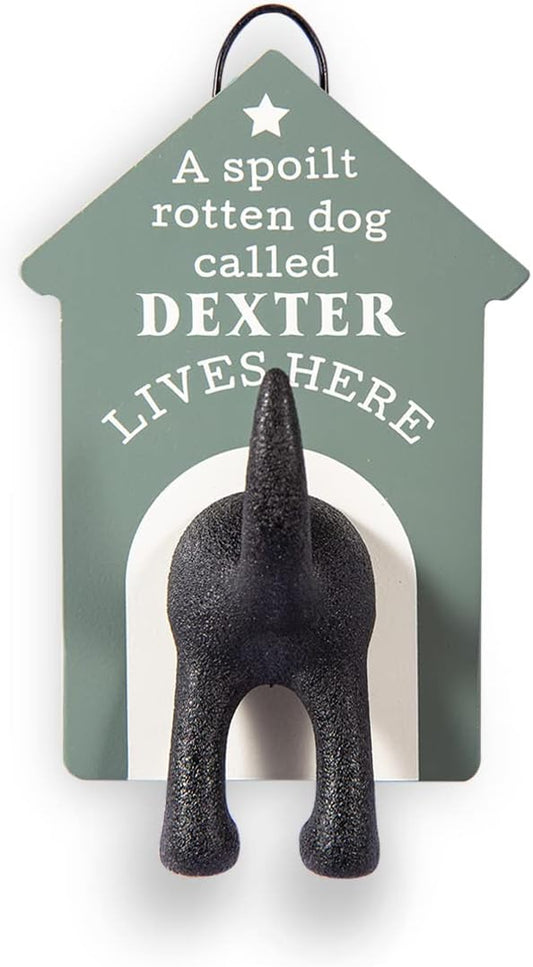 Personalised Dog Lead Hook (Dexter)