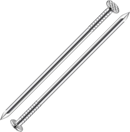 (19 pcs)4 inch Stainless Steel 304 Nails, Hanging Nails, Wall Nails, Dowels, Long Nails