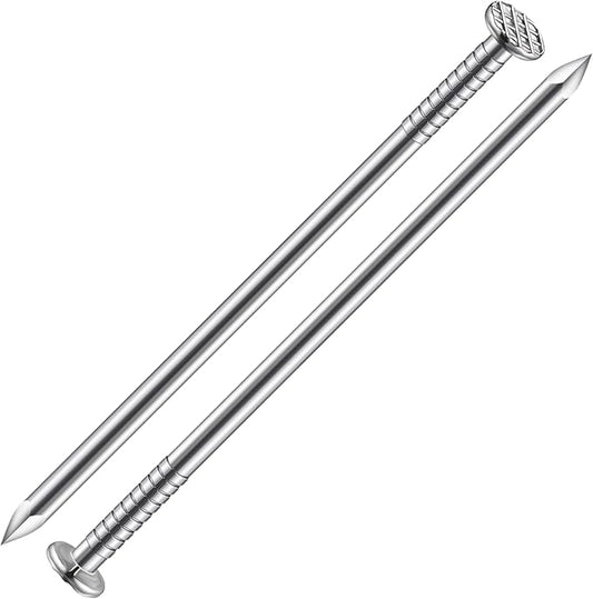(19 pcs)4 inch Stainless Steel 304 Nails, Hanging Nails, Wall Nails, Dowels, Long Nails
