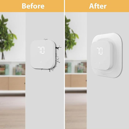 CaseBot Wall Plate Cover Compatible with Amazon Smart Thermostat 2021, Practical and Stylish Decoration Bracket Mount, White