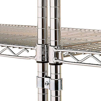 Metro 9994Z Post Clamp For Open-Wire Shelving, 1 Piece