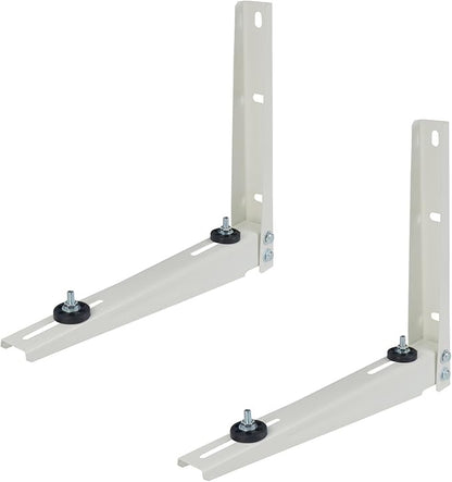 Qualward Mini Split Wall Mounting Bracket for Universal Ductless Air Conditioners, Heavy Duty Support Bracket for AC, Heat Pumps Compressors 7000-15000 BTU