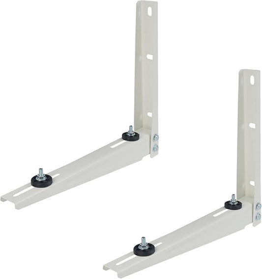Qualward Mini Split Wall Mounting Bracket for Universal Ductless Air Conditioners, Heavy Duty Support Bracket for AC, Heat Pumps Compressors 7000-15000 BTU
