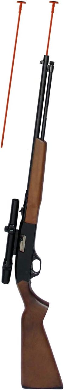 Gun Storage Solutions Rifle Rods Starter Kit with Shelf Liner Gun Organizer System Store More Guns Easy Access for Safety with Nylon Woven Loop Fabric