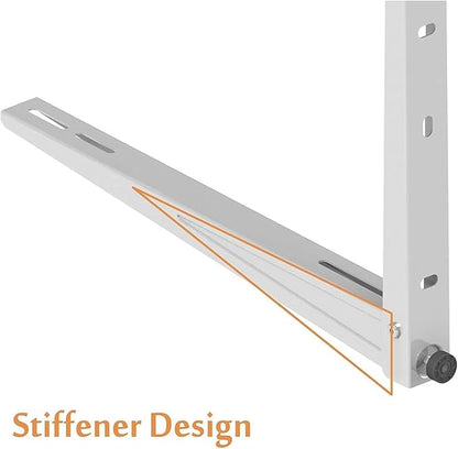 Mini Split Wall mounting Bracket，Outdoor Wall Mounting Bracket for Mini Split Heat Pump SystemAir Conditioner 7000-18000 Btu Condenser
