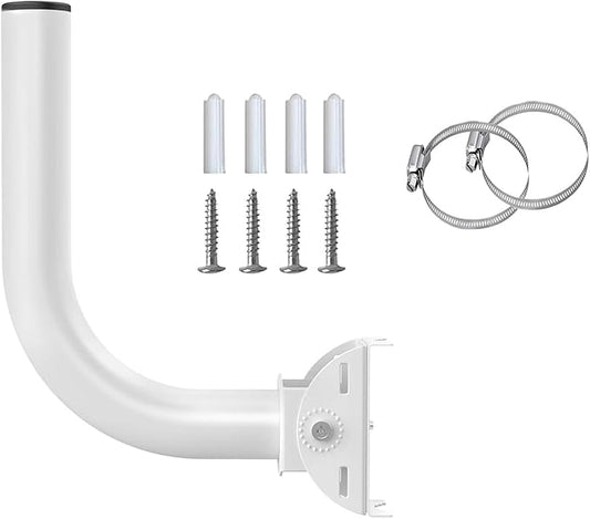 Universal Wireless Bridge Bracket Mount, 1 Pack Pole and Wall-Mounted for Outdoor Point to Point WiFi Access Point CPE Client Bridge