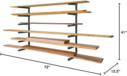 Grizzly Industrial T27630 - Lumber Rack 6-Shelf System