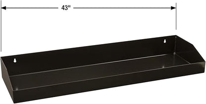 Buyers Products 1702950TRAY 43 Inch Black Powder Coated Carbon Steel Tray for 88-Inch Topsider Truck Box, Side Notch
