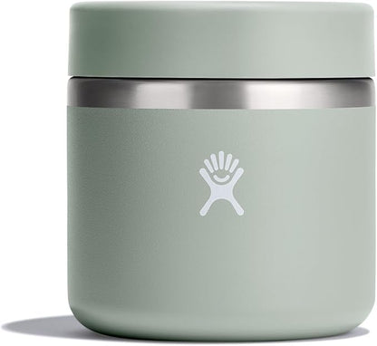 Hydro Flask Food Jar – Insulated Stainless Steel, Snack Travel Container for Hot Food, Lunch, & Soup 20 Oz Agave Green